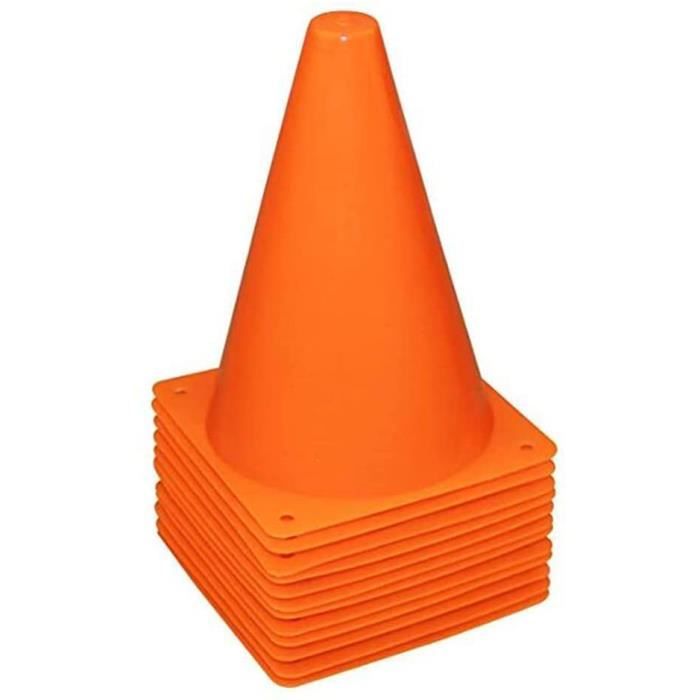 12 Pièces de Football Cônes Trafic Cônes Cônes D' agilité Enfants