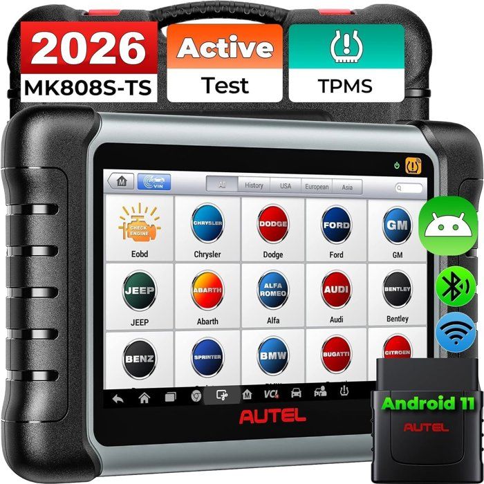 Outil de diagnostic - Autel - MaxiCOM MK808S-TS - Bluetooth - 28+ services - TPMS intégré