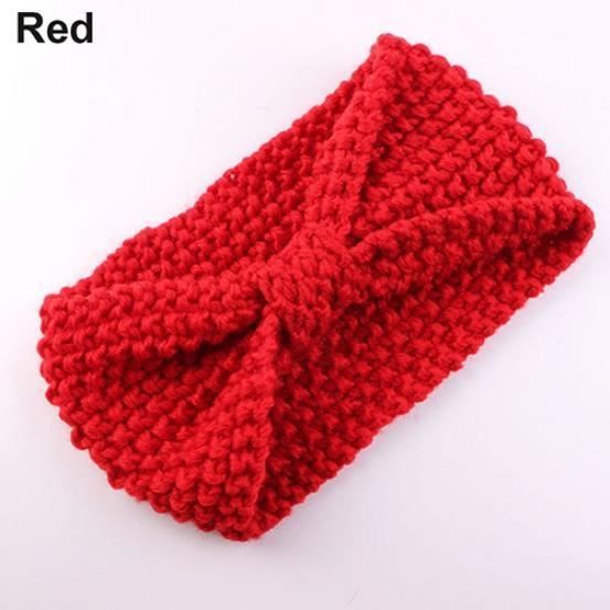 Bebe Mignon Enfant Enfant Fille Mignonne Bowknot Tricot Crochet Bandeau Cheveux Bandeau Rouge Cdiscount Au Quotidien