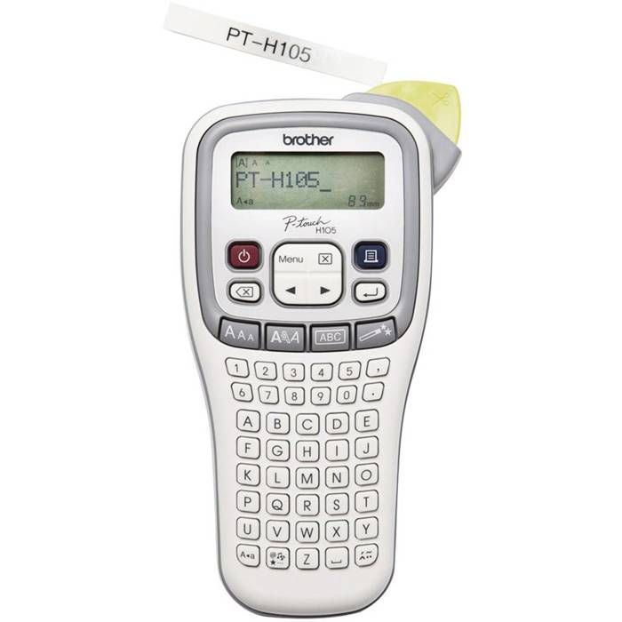 Étiqueteuse manuelle - brother - P-touch H105 - 178 symboles - 8 styles dimpression - 180 dpi