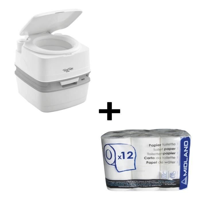 WC Chimique Portable Thetford Porta Potti Qube 165 - 21 Litres - Neuf Pour Camping-car Ou Camping
