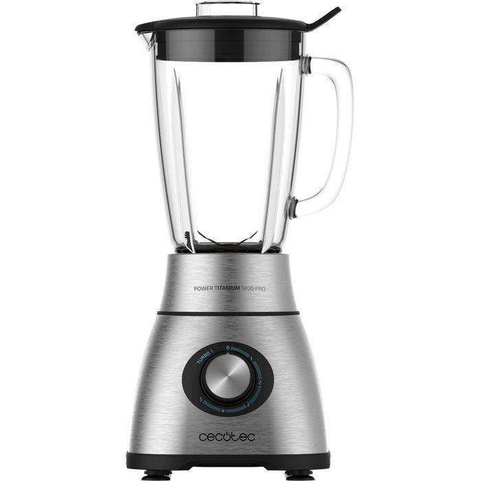 Mixeur Cecotec Power Black Titanium – 1800 W 1,8 L Bol En Verre - vue 2