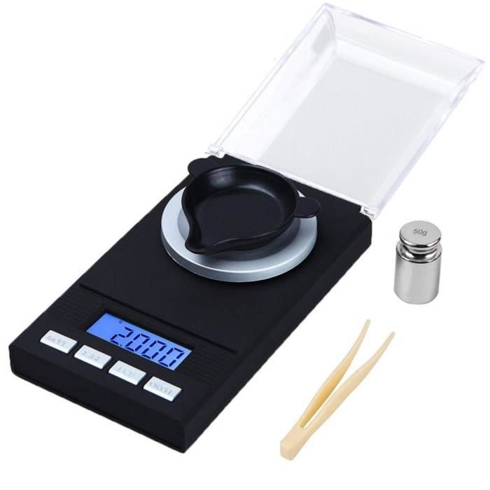 Balance De Cuisine Numérique 500 G-0,01 G Mini Balance De Poche Pour