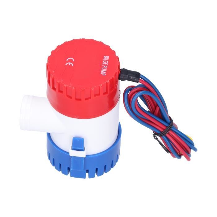 Pompe De Cale 12/24V – 500 GPH, Faible Bruit, Interrupteur Semi-automatique, Submersible, ABS, Pour Bateau, Drainage, Irrigation
