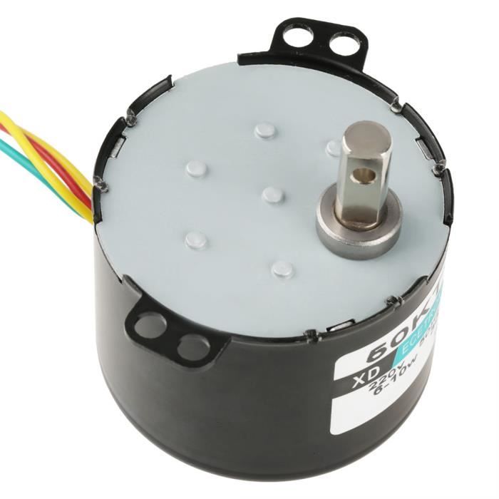 Moteur à Engrenages Basse Vitesse 15W XD-37GB555 - 12V/24V DC, Réversible, Couple élevé, Vitesse Réglable - Pour Projets DIY, Modélisme