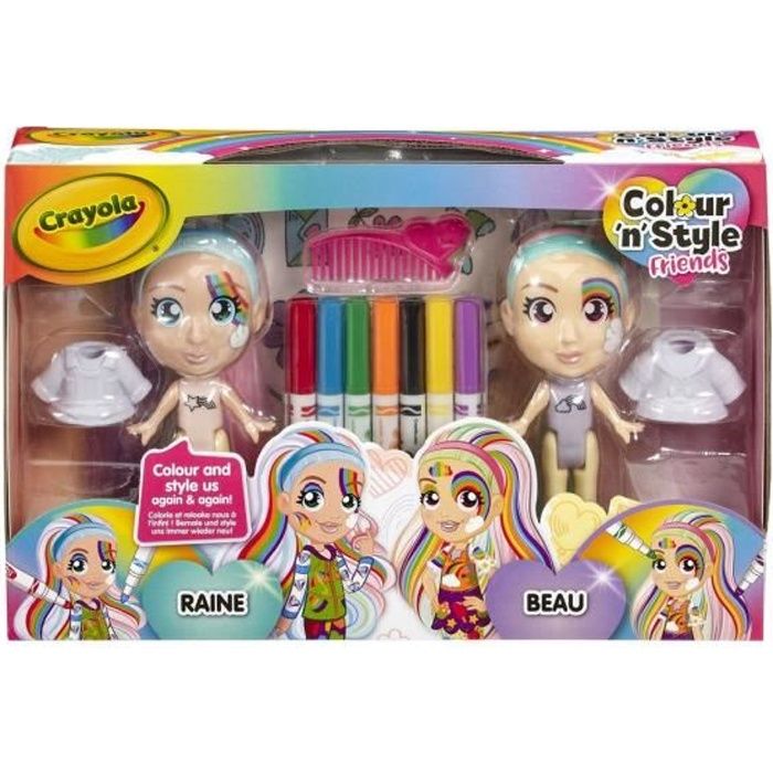 CRAYOLA Colour'n'style Rainbow Twins