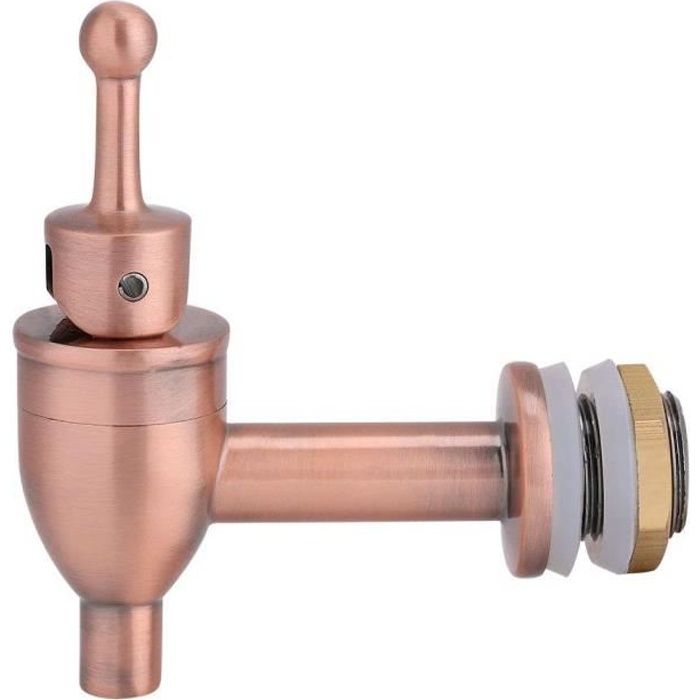Robinet Distributeur De Boissons Remplacement De Tonneau En Alliage Cuivre Pour Fontaine à Eau Bière Vin Jus Cuivre Rouge