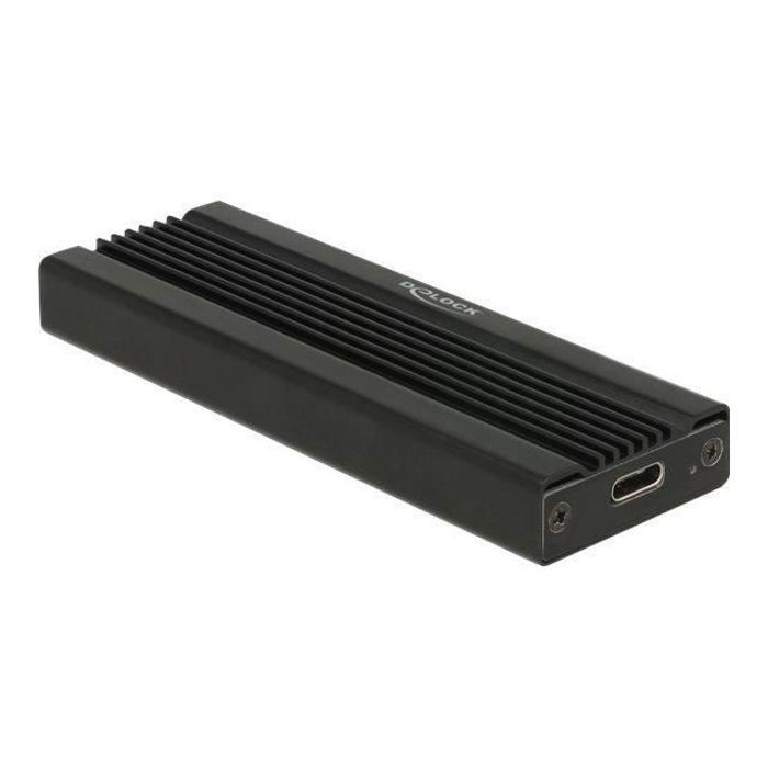 Boîtier externe M.2 - DELOCK - USB 3.1 Gen 2 - Noir - Compatible M.2 PCIe NVMe - 10 Gbps