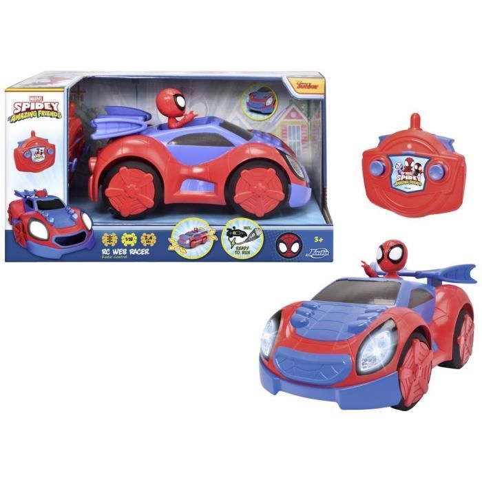 Spidey Voiture radiocommandée 27cm Fonction turbo Batterie rechargeable par cable USB