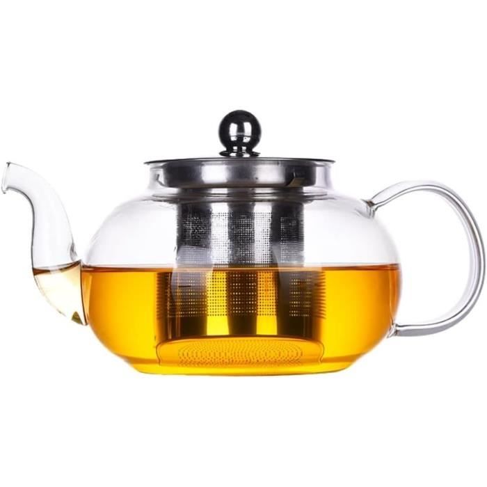 Théière En Céramique 300 Ml Avec Filtre Intégré - Résistante à La Chaleur - Design élégant Pour Maison/bureau