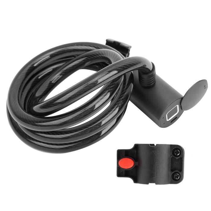 nean Antivol de vélo avec chiffres, serrure à câble avec code