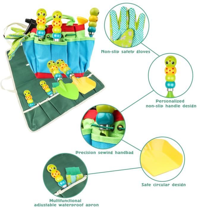 JONRRYIN Kit Jardinage Botanique – Serre, Outils, Système Goutte-à-Goutte – Jouet Scientifique Dès 7 Ans