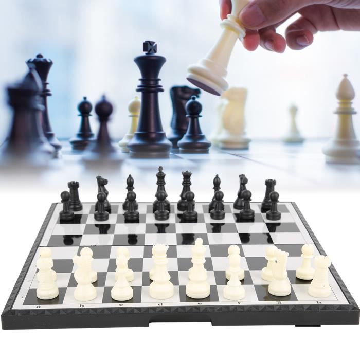 SWT échiquier portable Jeu d'échecs pliant d'échiquier portable SWTr