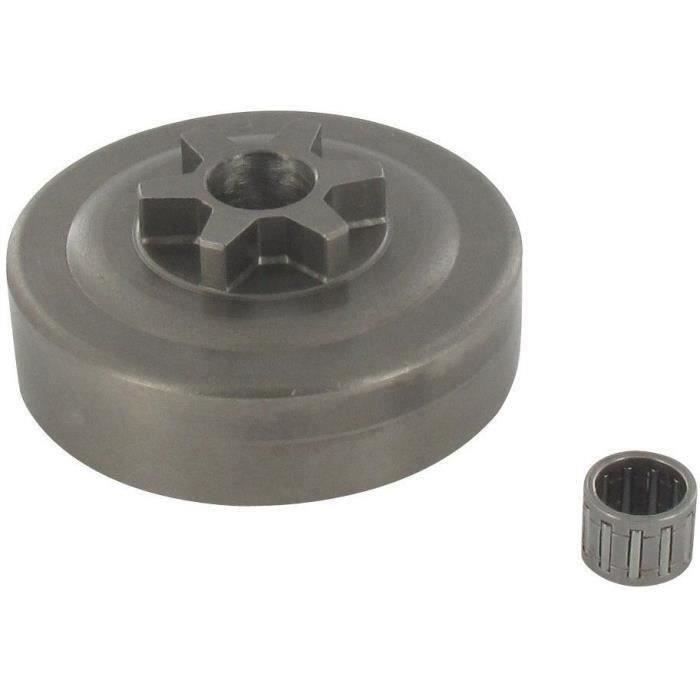 Pignon étoile 3/8 lp - 6 dents adaptable pour tronçonneuse TAS-TANAKA modèles ECS290, ECS300, ECS320