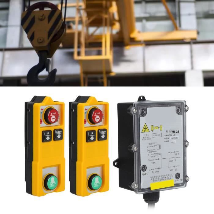 Télécommande Sans Fil étanche Pour Palan De Grue Industrielle - 220V AC - Neuf, Prêt à L'emploi