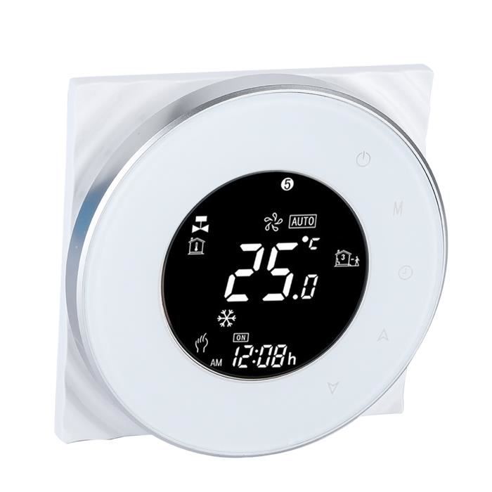 Thermostat Mécanique Pour Maison - Interrupteur Marche/Arrêt Et Réglage 10-30°C, Installation Facile, Idéal Hôtel Restaurant Supermarché