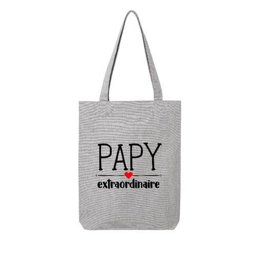 Tote bag - Tissus - Gris LMK PAPY EXTRAORDINAIRE - Cdiscount Bagagerie ...