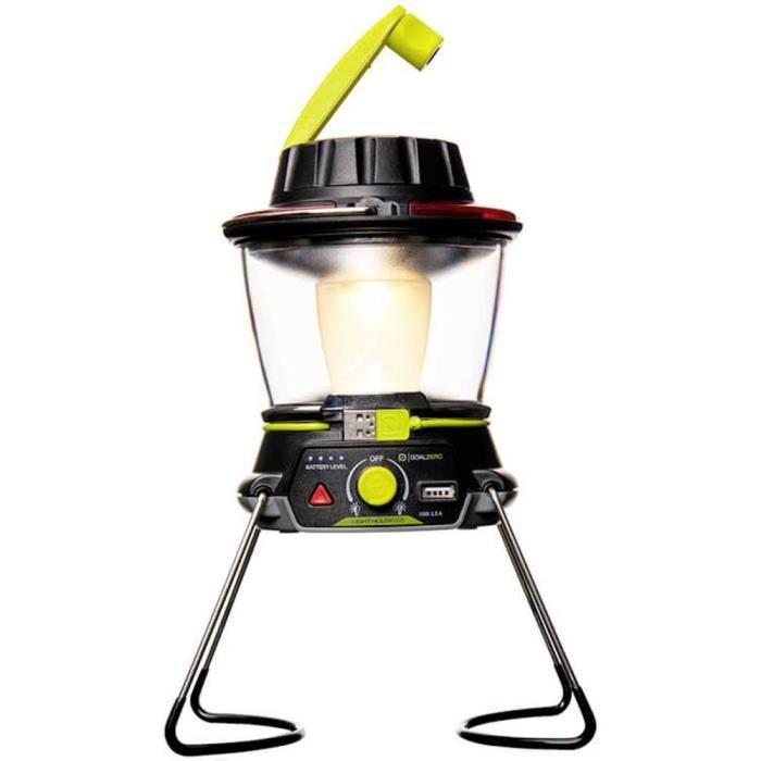 goal zero 32010 lighthouse 600 led lanterne de camping 600 lm à batterie 498 g noir, jaune