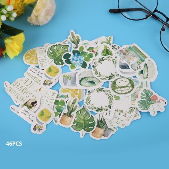 Autocollants Esthétiques Arpaper – Motifs Animaux Et Forêt, 100 Stickers, Pour Bullet Journal Et Scrapbooking - 10