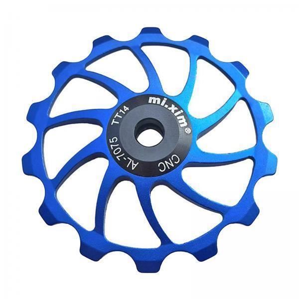 Poulie Dérailleur Arrière Vélo Poulie De Dérailleur Arrière Vélo - Galet Guide Remplacement - Roulements Scellés - Compatible VTT Et Route - Taille 11T à 14T Dérailleurs Shimano