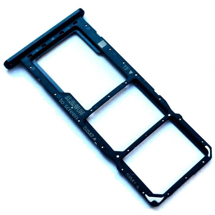 Tiroir Carte Dual SIM et Support Micro SD pour Huawei Y7 2019 Piece de Remplacement Original