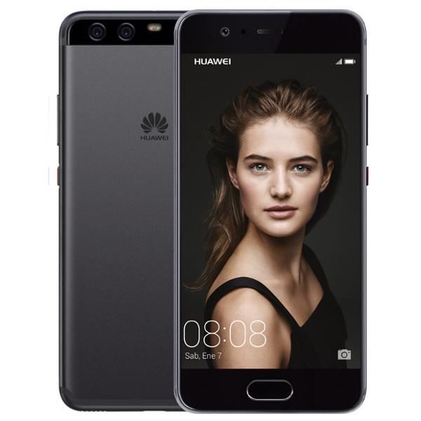 Vente T&eacute;l&eacute;phone portable Huawei P10 Noir Dual SIM pas cher