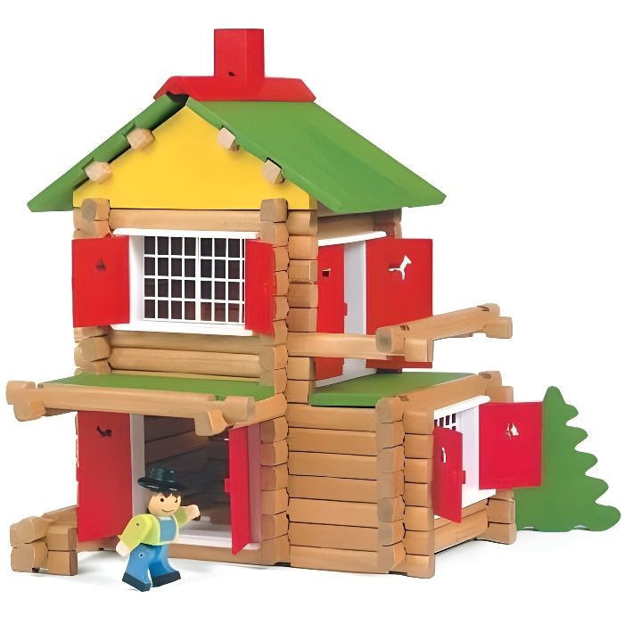 chalet en bois jouet