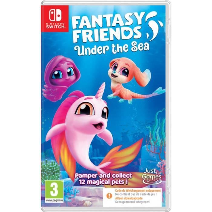 Fantasy Friends Sous l océan Code in a box Nintendo Switch