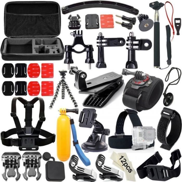 GoPro Accessoires Kit 50-in-1 Set télescopique Manfrotto Pour GOPRO Hero et  SUPTig Mouvement Caméra DV Sport - Cdiscount Appareil Photo