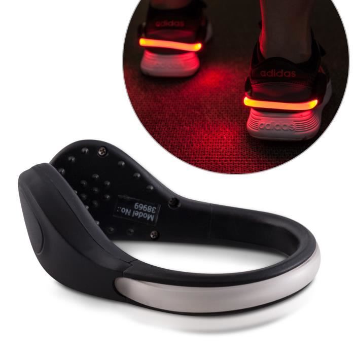 kwmobile 2X LED Clignotante - Clip LED Visibilité pour Jogging Running -  Lumière Sécurité Éclairage Nuit avec Porte-Clé Scratch et Piles :  : Sports et Loisirs