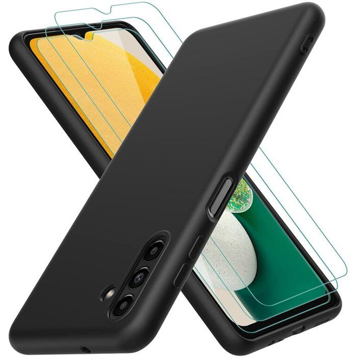 Pack Protection Honor 90 5G : Coque Silicone Noir + 2 Verres Trempés – Little Boutik – Accessoires Complets