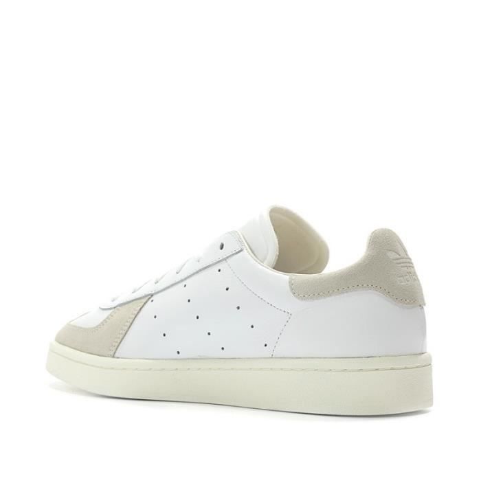Basket adidas Originals BW Avenue Blanc Beige Cuir Homme Blanc Cdiscount Chaussures