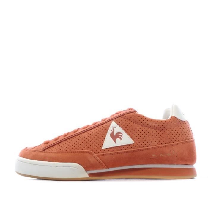 Basket Le Coq Sportif Agate Femme Orange Sportif Shop Le Coq