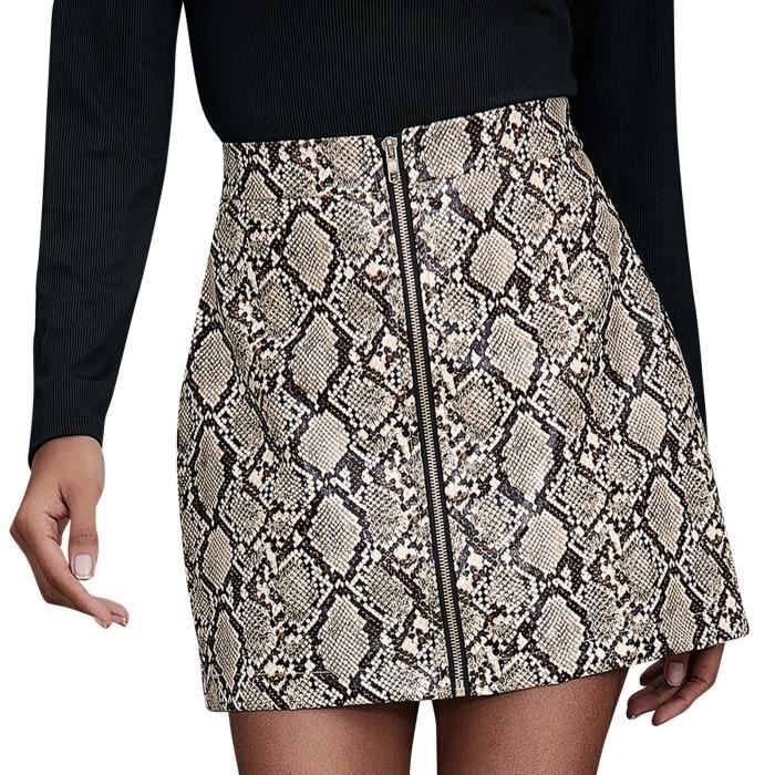 jupe imprime serpent