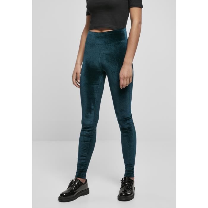 Urban Classics Legging Taille Haute en Velours pour Femme