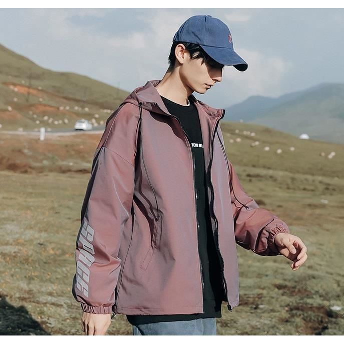 Blouson homme store imperméable avec capuche