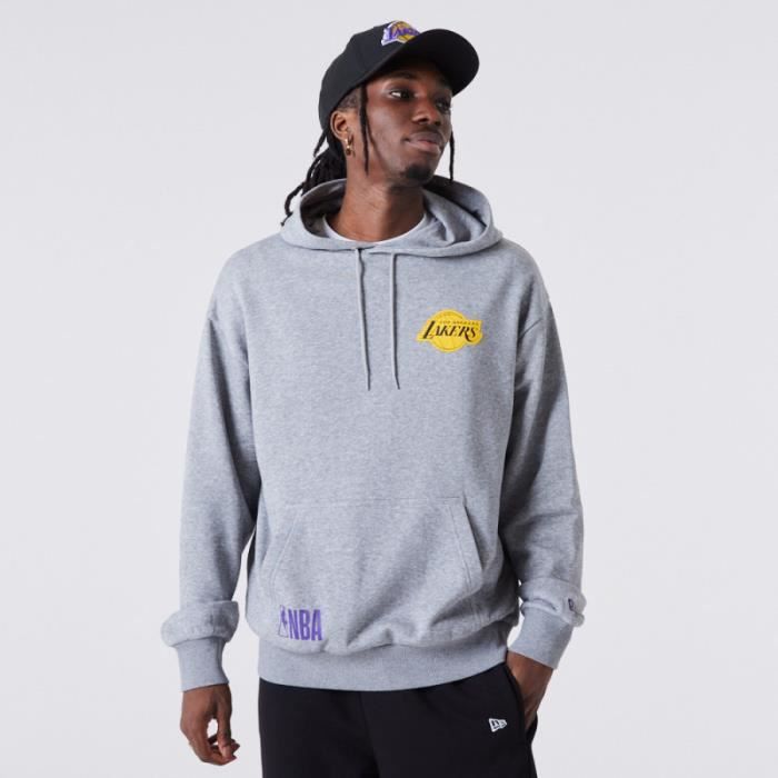 Sweat Capuche NBA Los Angeles Lakers New Era Half Logo Oversized