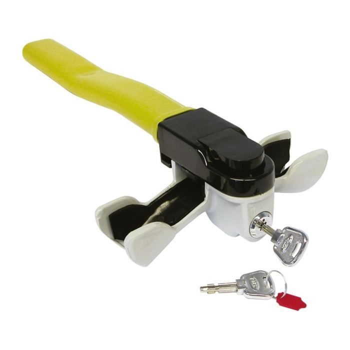 Krtopo Antivol de voiture de verrouillage de volant de sécurité de véhicule universel protection