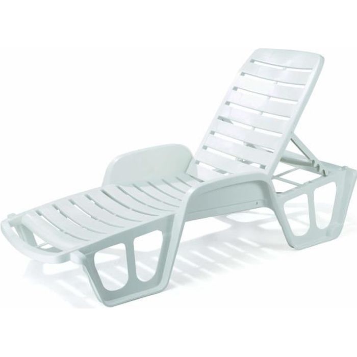 Bain De Soleil Fisso Blanc Achat Vente Chaise Longue Bain De Soleil Fisso Blanc Cdiscount