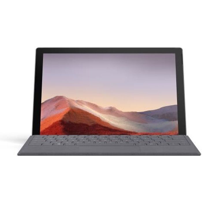 Top achat PC Portable Microsoft Surface - Pro 7 - 12.3" - Core i5 - RAM 8Go - Stockage 256Go SSD - Platine pas cher