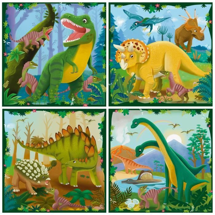 3 Puzzle Up! : Les dinosaures Ravensburger France - vue 3