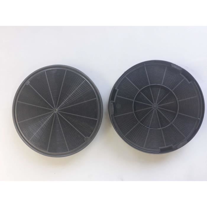 2 Filtres à Charbon Pour Hotte Whirlpool - Référence 484000008782 - Anti-Odeurs, Norme NF
