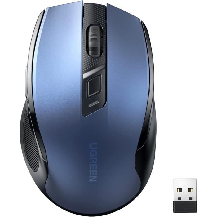 Souris Sans Fil EAGET LED RGB – Bluetooth & 2.4G – Ergonomique Et Silencieuse – PC, Mac