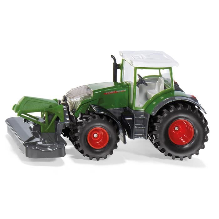 Jouet tracteur avec faucheuse avant - SIKU - Fendt 942 Vario - Compatible avec les jouets SIKU à l'échelle 1/50