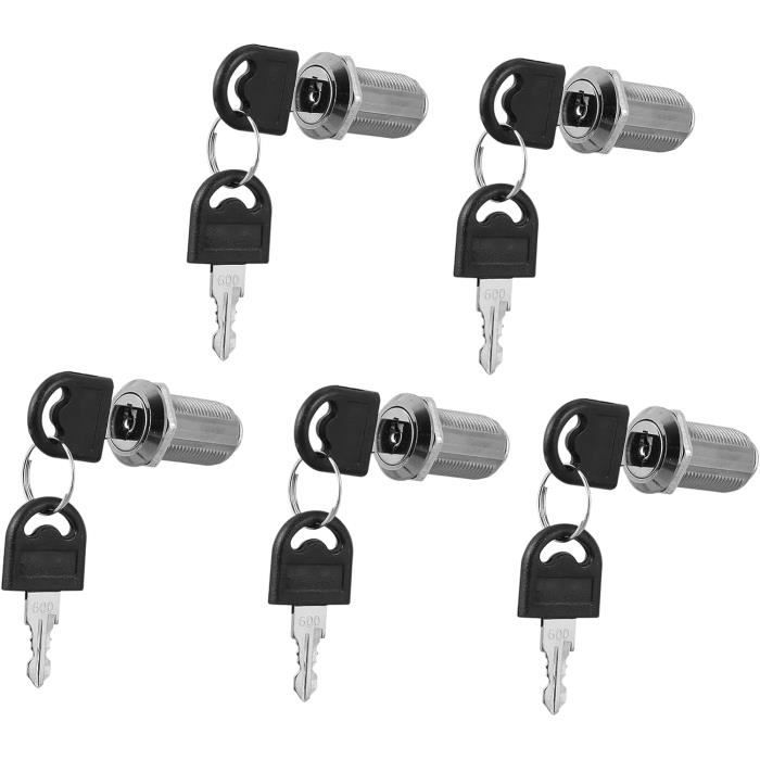 Lot De 2 Serrures De Meubles De Tiroir Cams Avec Armoire à Clés