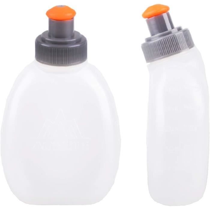 Gourde Running 170ml 250ml 280ml Bidon Flasque 2 Pi ces Bouteille d Eau Flacon Hydratation pour Sac Dos Ceinture S343