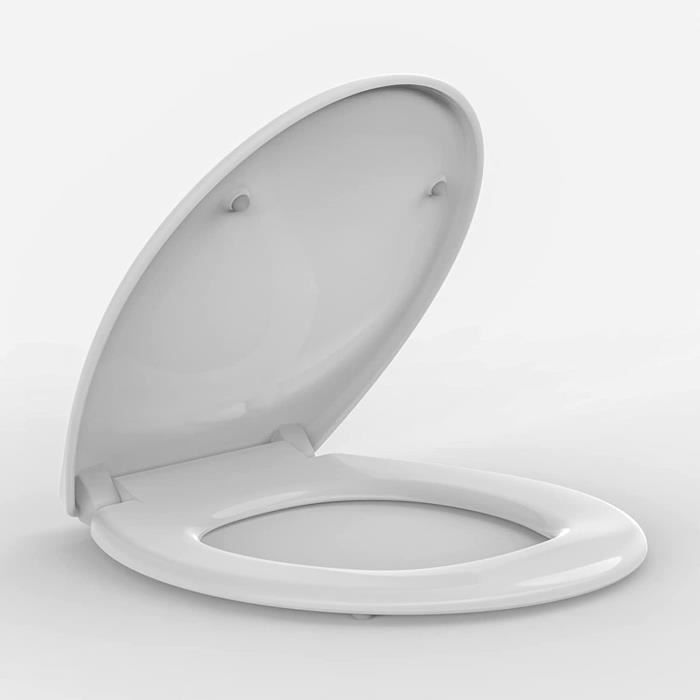 Lunette WC Ovale Avec Système De Fermeture Amortie - Fonction