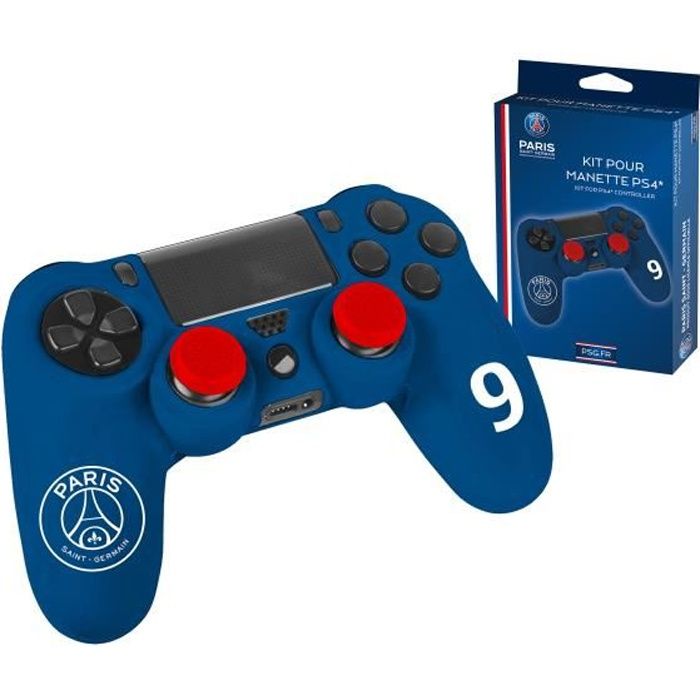 PSG Paris Saint Germain Kit de customisation pour manette PS4 N 10 Bleu -  Accessoires PS4 - LDLC