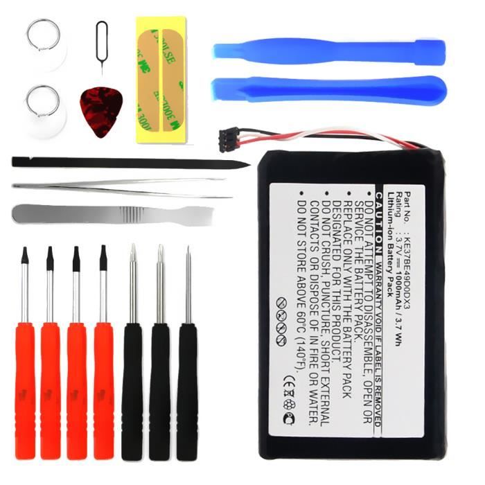 TCTK Akku 1000mAh Für Garmin Edge 800/810 - Originalersatz Für KE37BE49D0DX3 - Li-ion Fahrradcomputer Batterie