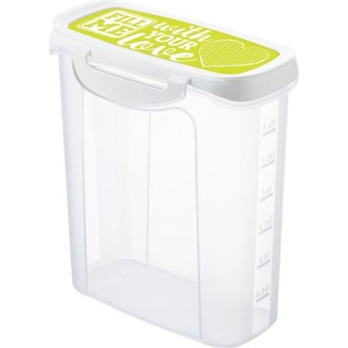 TUPPERWARE - Éco Boite à bétises moyenne - Dimensions 14 x 11,7 x 6,8 cm H  - Cdiscount Maison